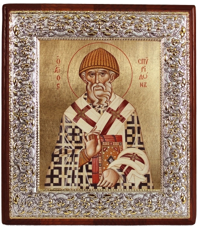 Icon: Holy Hierarch Spyridon of Tremethius - 5