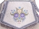 Embroidered chalice covers (veils) - Balaam (white-silver) (detail)