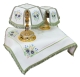Embroidered chalice covers (veils) - Balaam (white-silver)