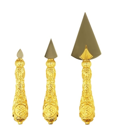 Jewelry set of liturgical spear