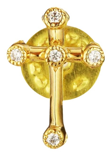 Greek baptism pin Cross - 3