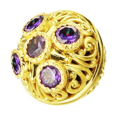 Jewelry vestment button - 6