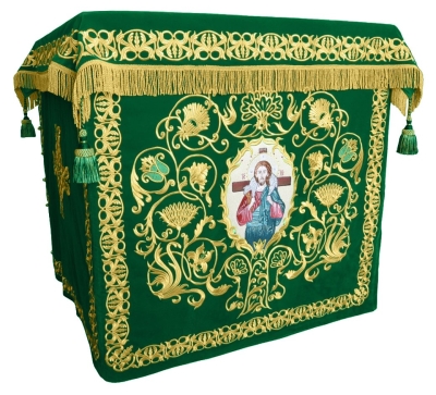 Holy table vestments - no.1 (green-gold)