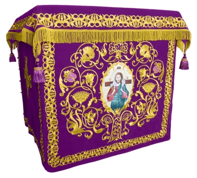 Holy table vestments - no.1 (violet-gold)