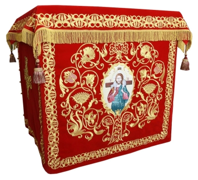 Holy table vestments - no.1 (red-gold)