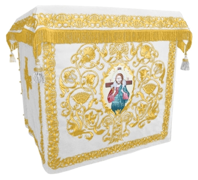 Holy table vestments - no.1 (white-gold)
