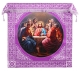 Holy table vestments - 3 (violet-silver) (detail)