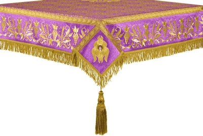 Embroidered Holy table cover no.1 (br.) (violet-gold)