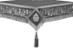 Embroidered Holy table cover no.1 (br.) (black-silver)