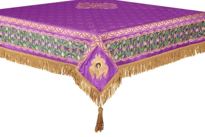 Embroidered Holy table cover no.3 (violet-gold)