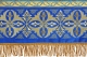 Embroidered Holy table cover no.4 (blue-gold) (detail)