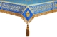 Embroidered Holy table cover no.4 (blue-gold)