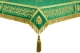 Embroidered Holy table cover no.4 (green-gold)