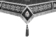 Embroidered Holy table cover no.4 (black-silver)