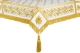 Embroidered Holy table cover no.4 (white-gold)