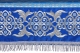 Embroidered Holy table cover no.6 (blue-silver) (detail)