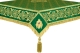 Embroidered Holy table cover no.6 (green-gold)