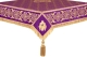 Embroidered Holy table cover no.6 (violet-gold)