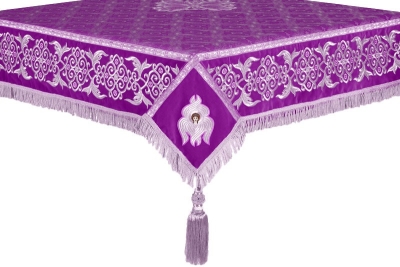 Embroidered Holy table cover no.6 (violet-silver)