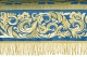 Embroidered Holy table cover no.8 (blue-gold) (detail)