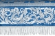 Embroidered Holy table cover no.8 (blue-silver) (detail)