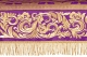 Embroidered Holy table cover no.8 (violet-gold) (detail)