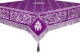 Embroidered Holy table cover no.8 (violet-silver)
