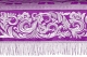 Embroidered Holy table cover no.8 (violet-silver) (detail)