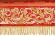 Embroidered Holy table cover no.8 (red-gold) (detail)