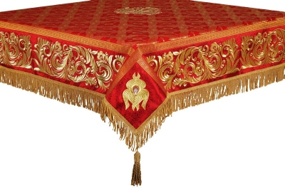 Embroidered Holy table cover no.8 (red-gold)