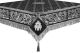 Embroidered Holy table cover no.8 (black-silver)