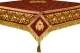Embroidered Holy table cover no.10 (claret-gold)