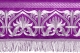 Embroidered Holy table cover no.10 (violet-silver) (detail)
