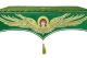 Embroidered Holy table cover no.13 (green-gold) (detail)