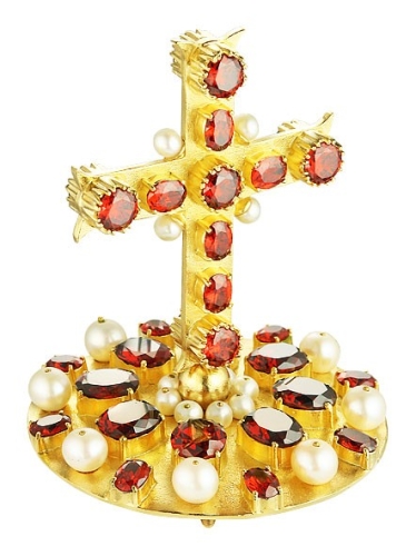 Jewelry mitre cross - A80 (gold-gilding)