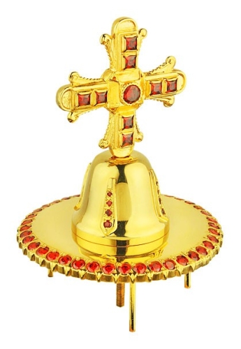 Jewelry mitre cross - A79 (gold-gilding)