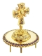 Jewelry mitre cross - A472 (gold-gilding) (box view)