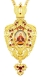 Jewelry Bishop panagia (encolpion) - A78-2 (gold-gilding) (icon option)
