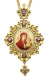 Jewelry Bishop panagia (encolpion) - A161 (gold-gilding) (icon option)