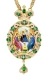Jewelry Bishop panagia (encolpion) - A167 (gold-gilding) (icon option)