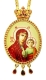 Jewelry Bishop panagia (encolpion) - A312 (gold-gilding) (icon option)