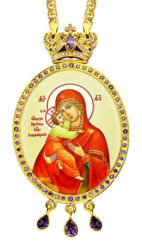 Jewelry Bishop panagia (encolpion) - A312 (gold-gilding)