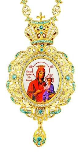 Jewelry Bishop panagia (encolpion) - A602 (gold-gilding)