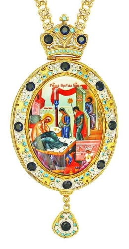 Jewelry Bishop panagia (encolpion) - A650 (gold-gilding)