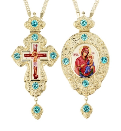 Jewelry Bishop panagia-cross set - A33