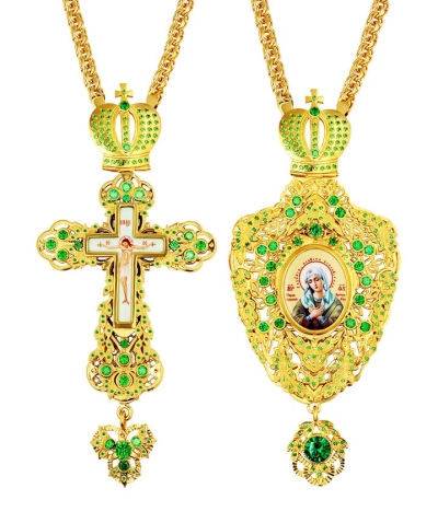 Jewelry Bishop panagia-cross set - A31