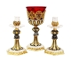Holy table set (lamp and candlesticks) - A231