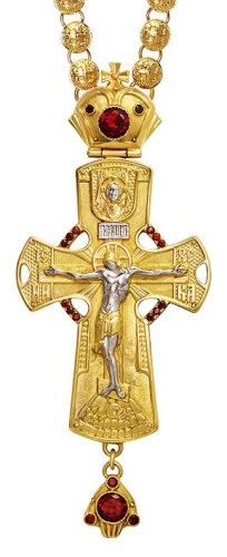 Pectoral priest cross no.136 with chain