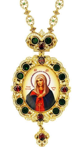 Bishop encolpion (panagia) - A653 (with chain)