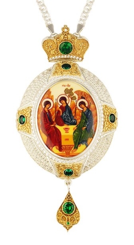 Bishop encolpion (panagia) - A986 (with chain)